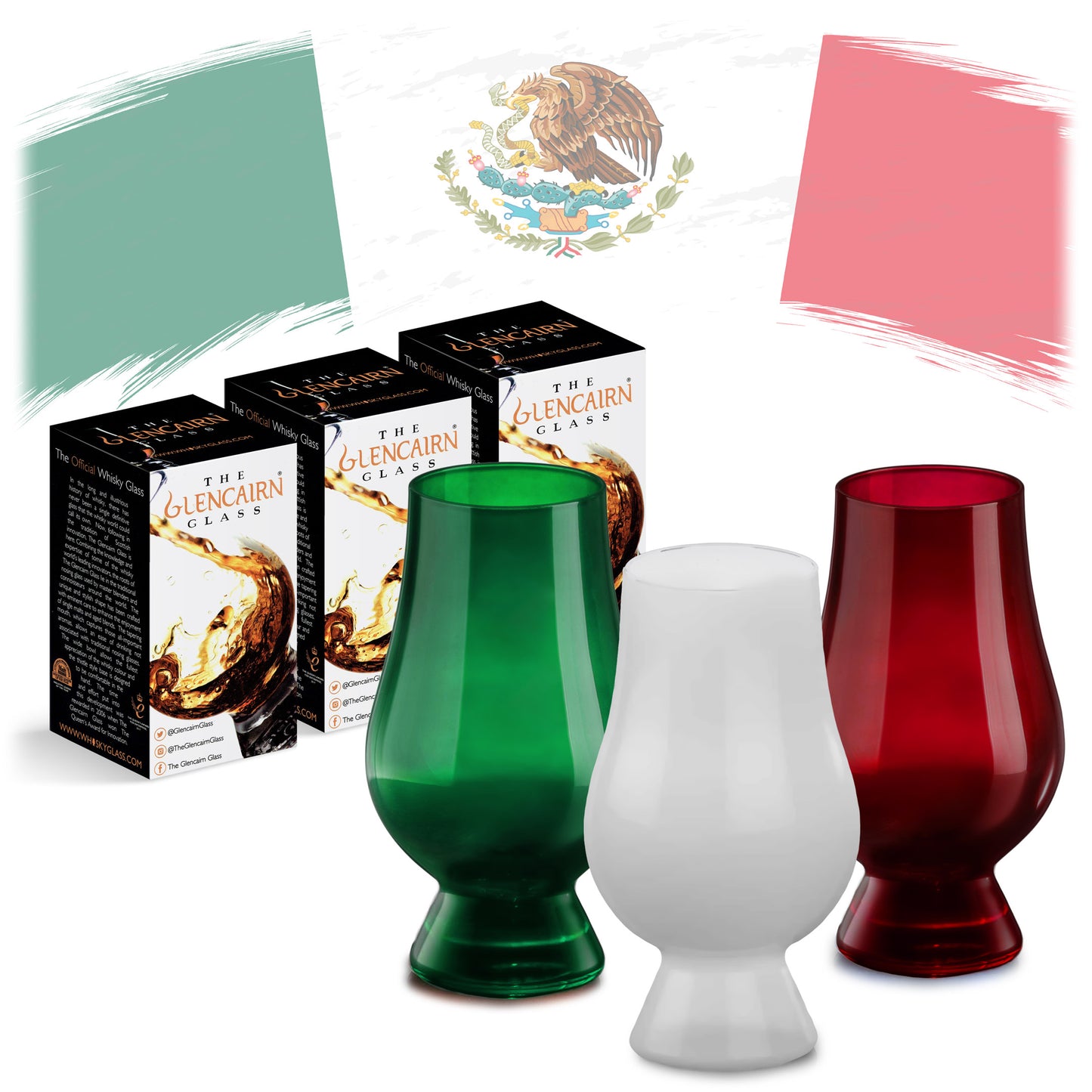 Blind Tasting Glencairn Glasses (Flag Combo Sets)