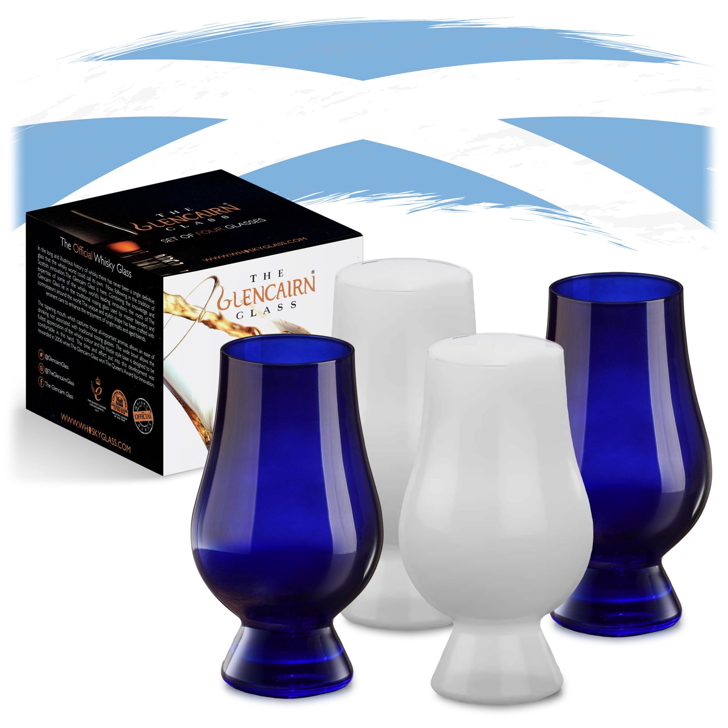 Blind Tasting Glencairn Glasses (Flag Combo Sets)